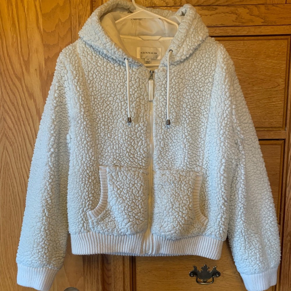 Hannah Sherpa Faux Fur Hooded Jacket